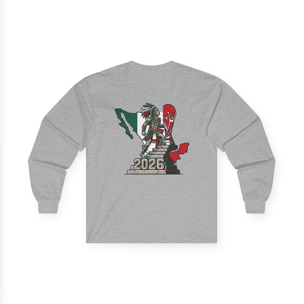 Long Sleeve Tee — Mexico 2026 Soccer Fan Graphic