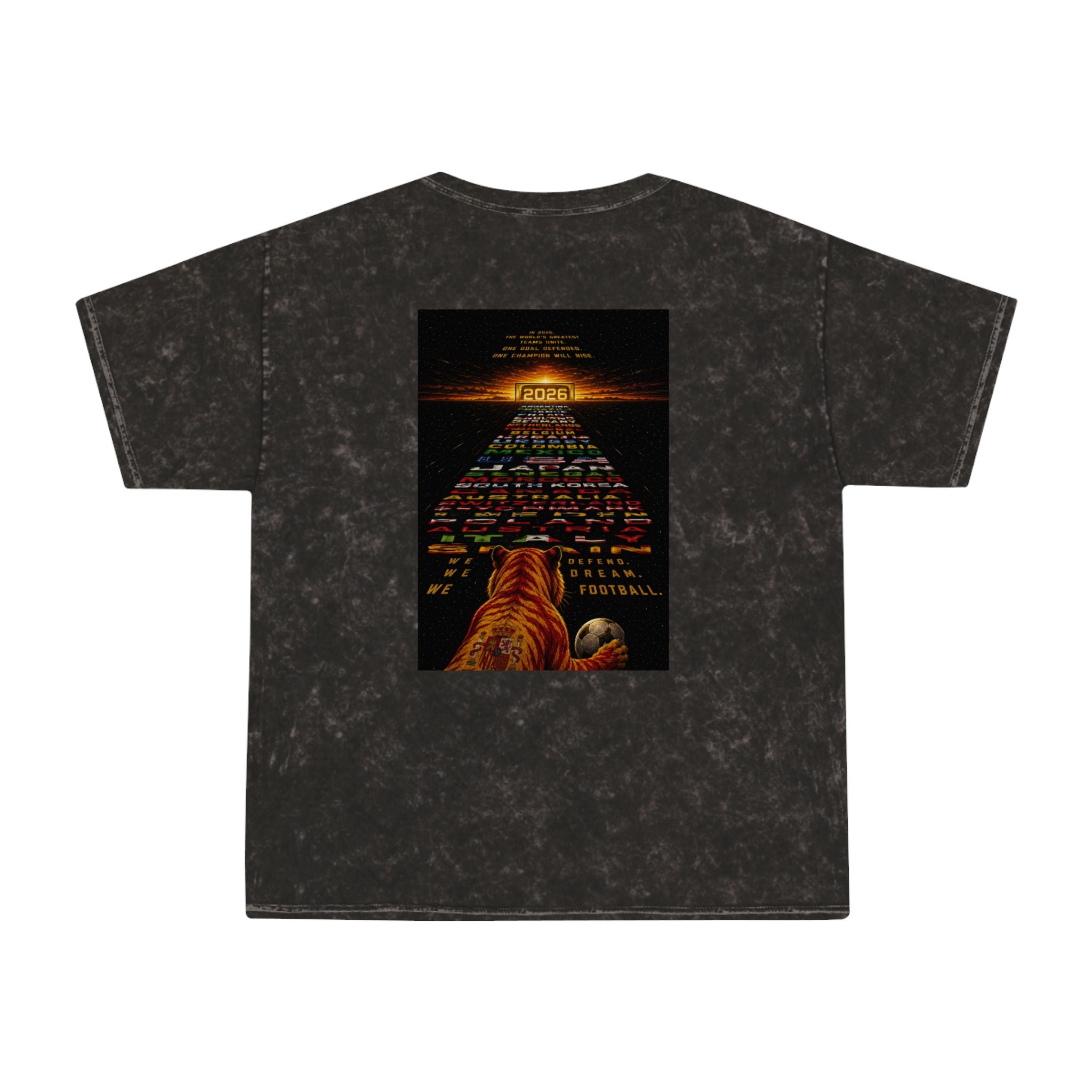 T-Shirt — Vintage Sci‑Fi Movie Poster Tee (Tiger Viewing Pyramid)
