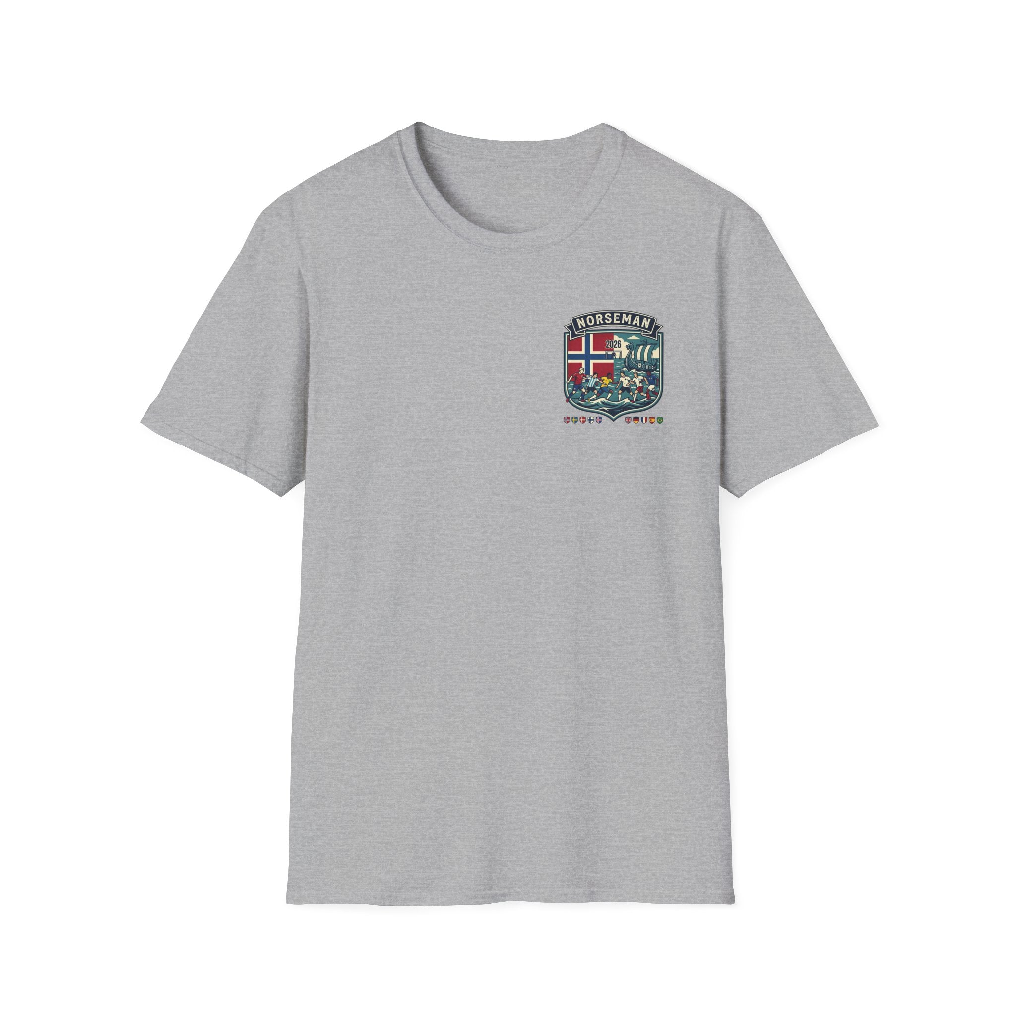 Norseman Shield T-Shirt — Norwegian Crest Graphic Tee