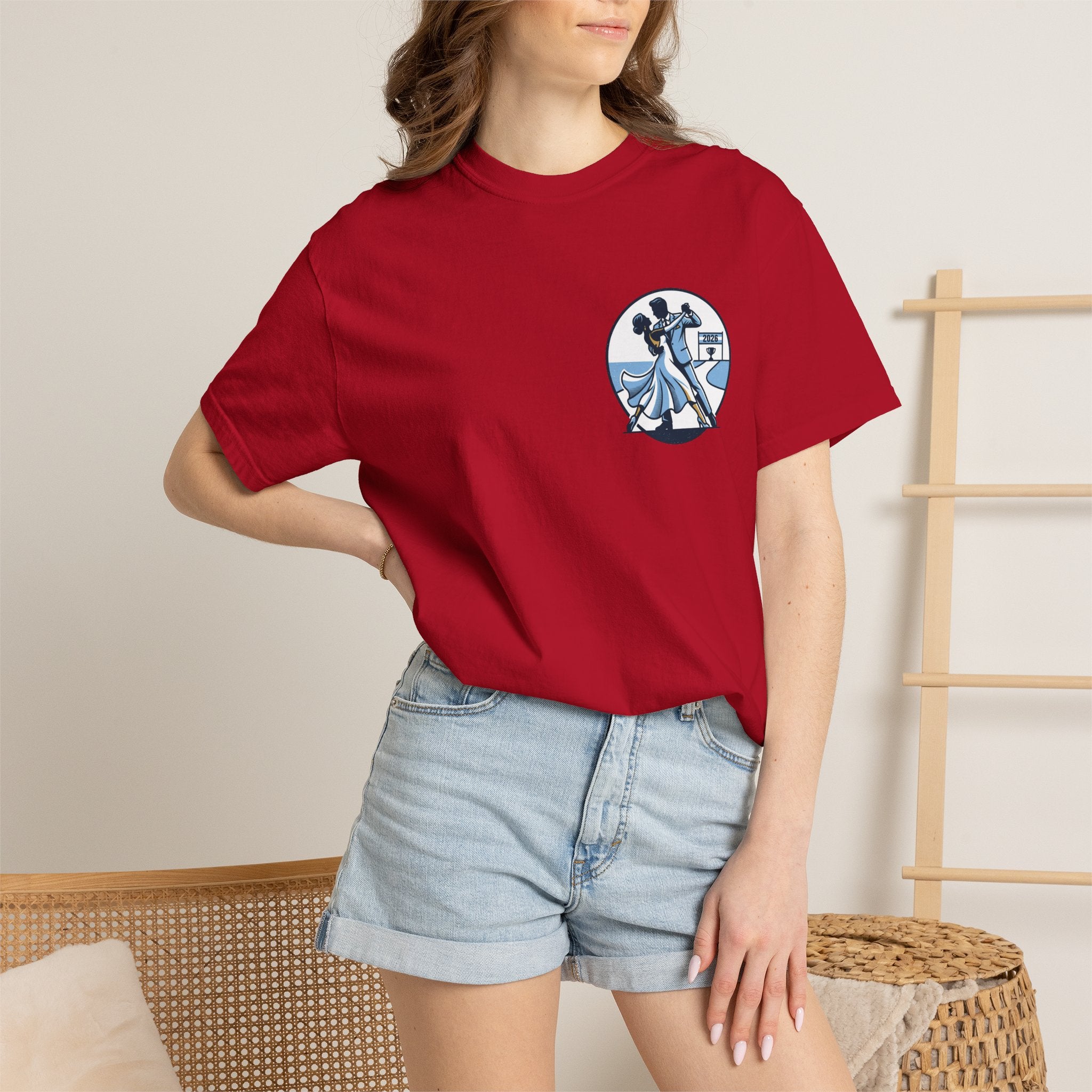 Ballroom Dance Couple T-shirt | Retro Dance Illustration