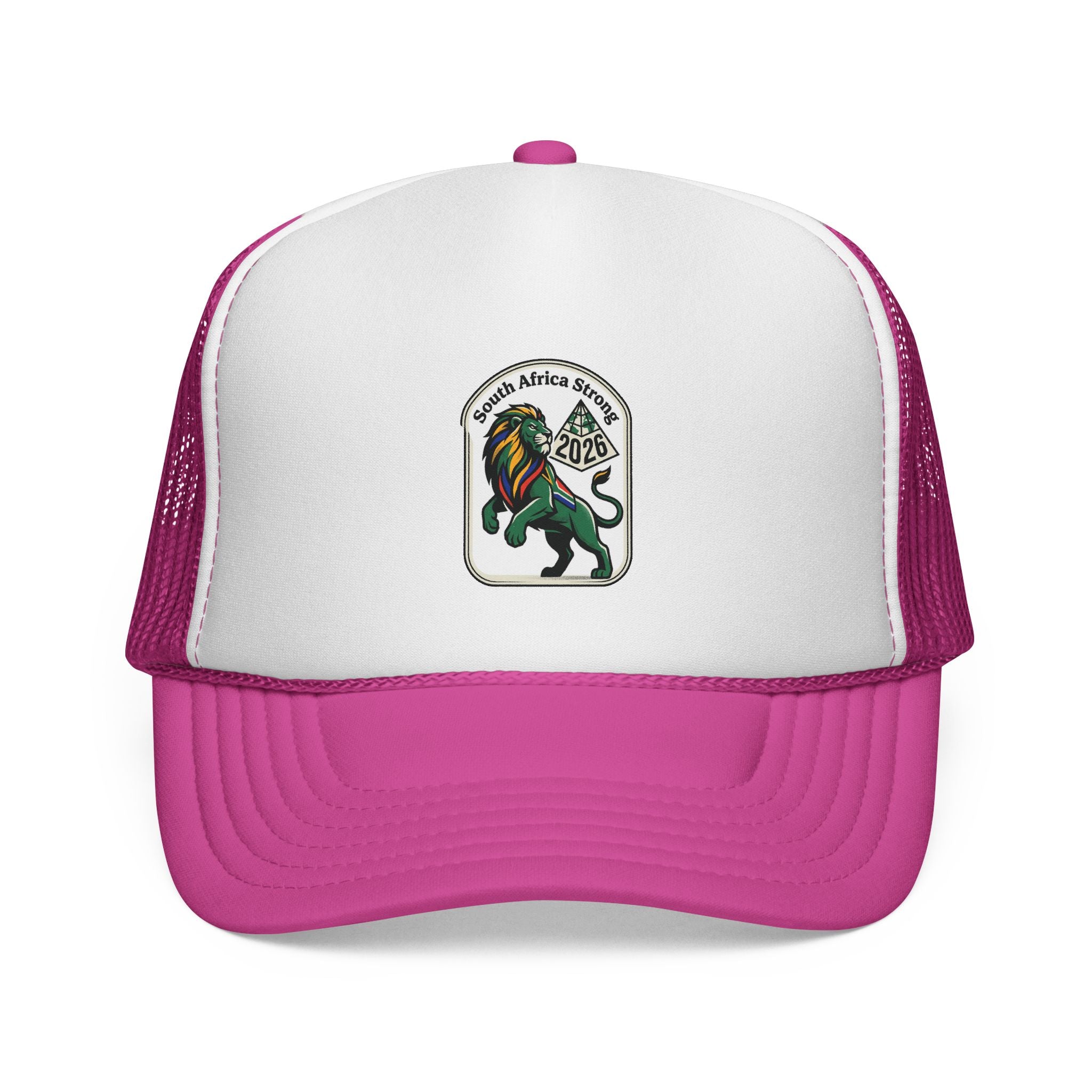 Rasta Lion Patch Trucker Cap | Reggae Lion Mesh Hat