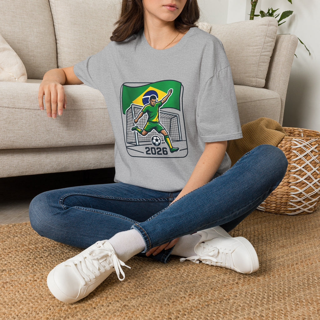 Brazil Soccer Goalie T-Shirt | Brazil Flag Football 2026 Jersey