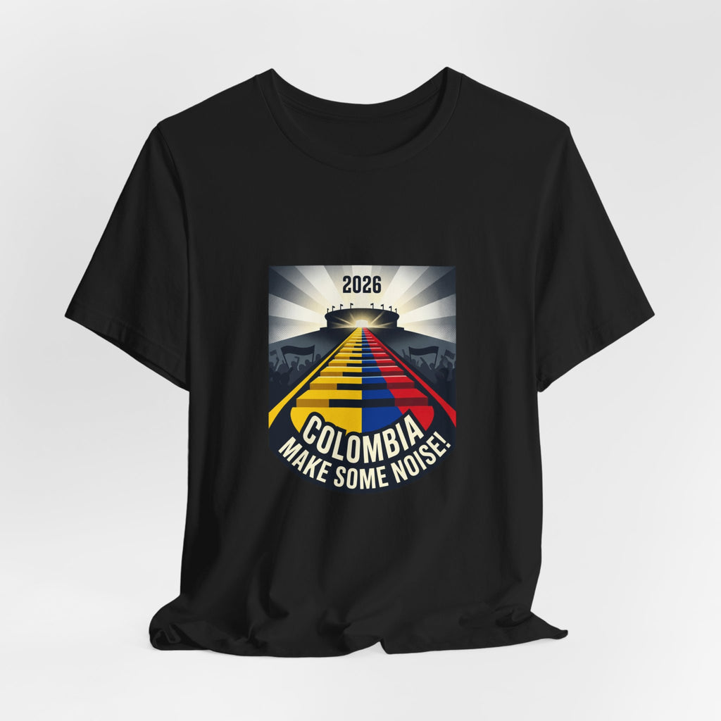 Colombia Make Some Noise 2026 Tee | Colombian Flag Road Graphic T-Shirt