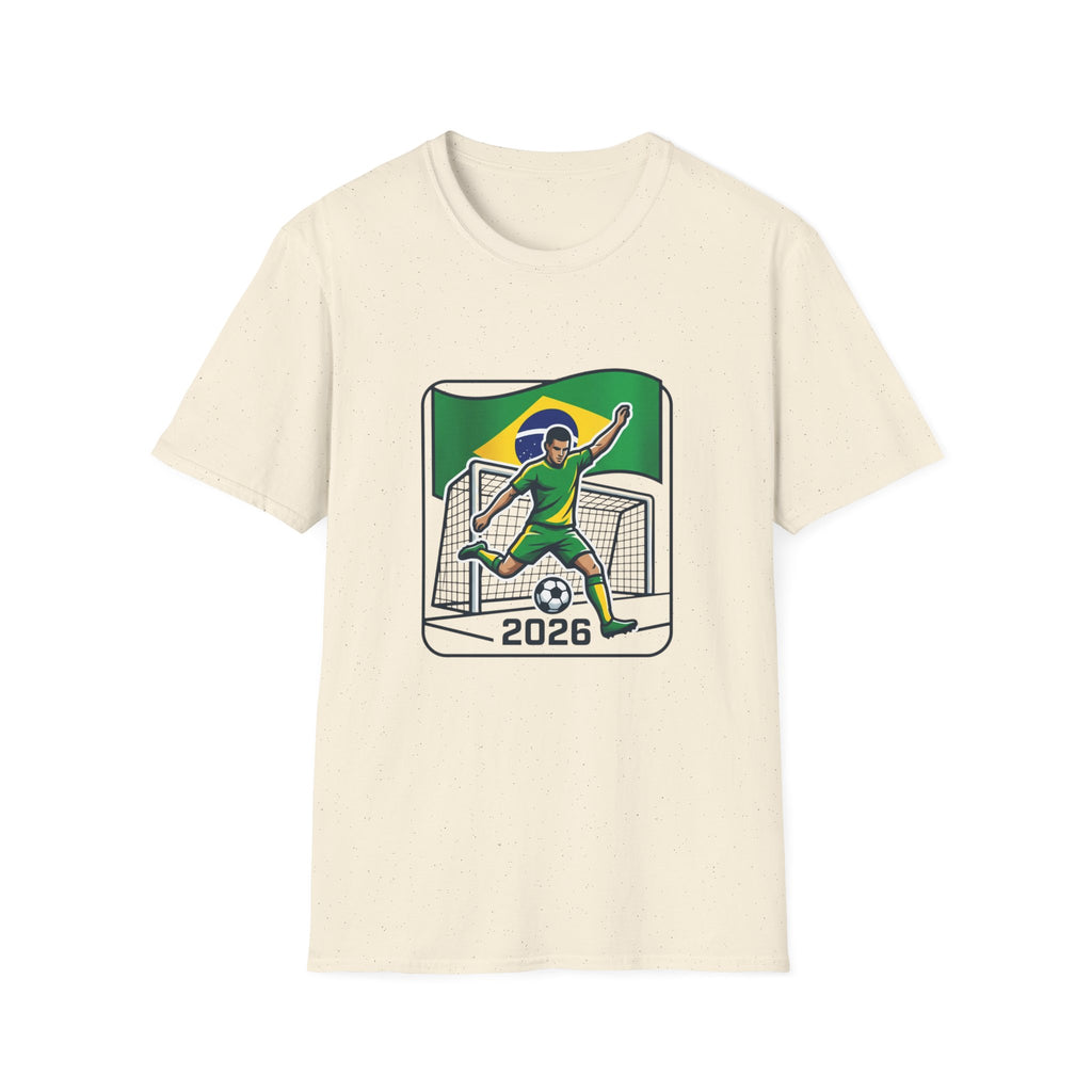 Brazil Soccer Goalie T-Shirt | Brazil Flag Football 2026 Jersey