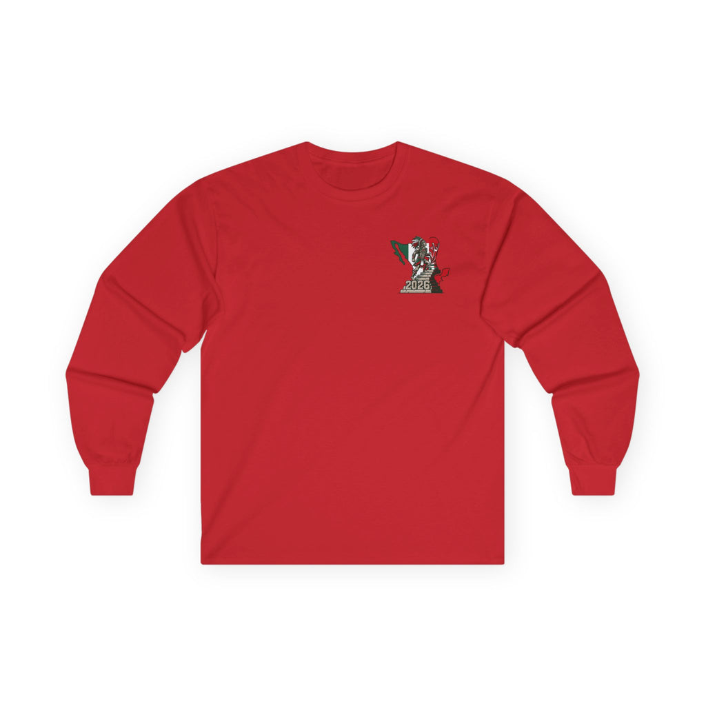 Long Sleeve Tee — Mexico 2026 Soccer Fan Graphic