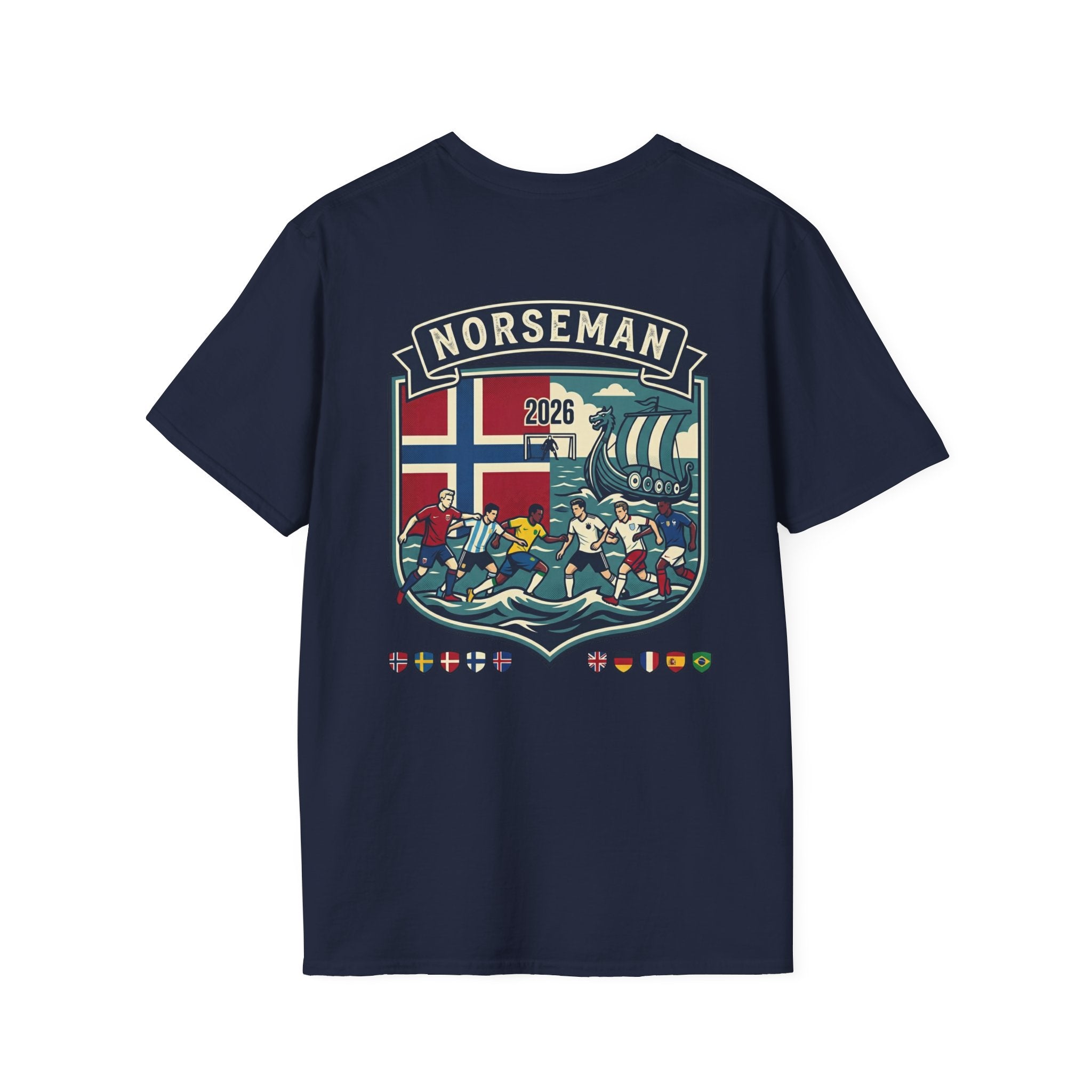 Norseman Shield T-Shirt — Norwegian Crest Graphic Tee