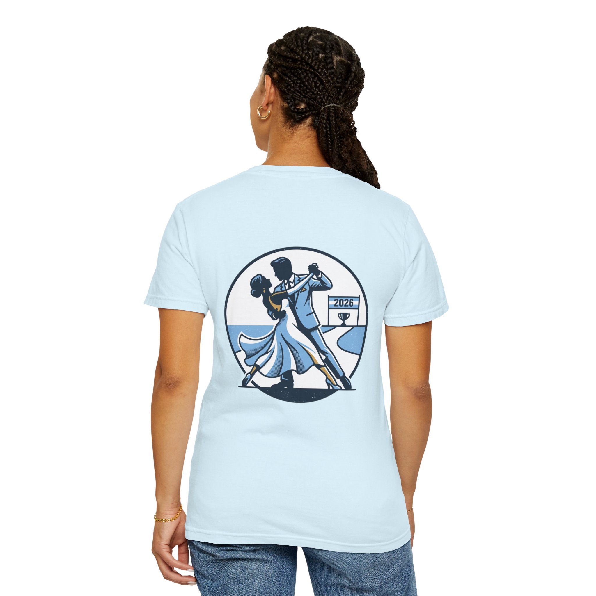 Ballroom Dance Couple T-shirt | Retro Dance Illustration