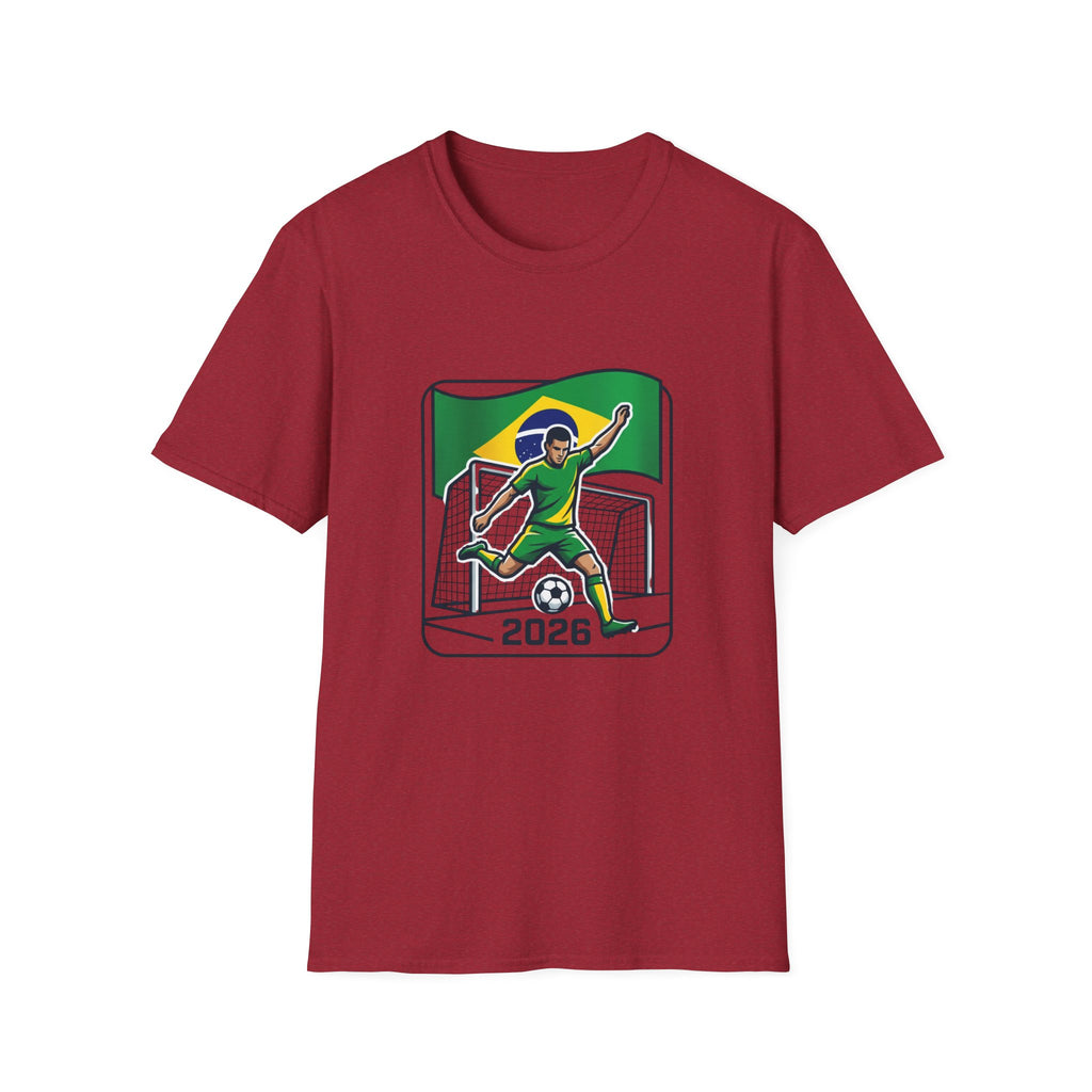 Brazil Soccer Goalie T-Shirt | Brazil Flag Football 2026 Jersey