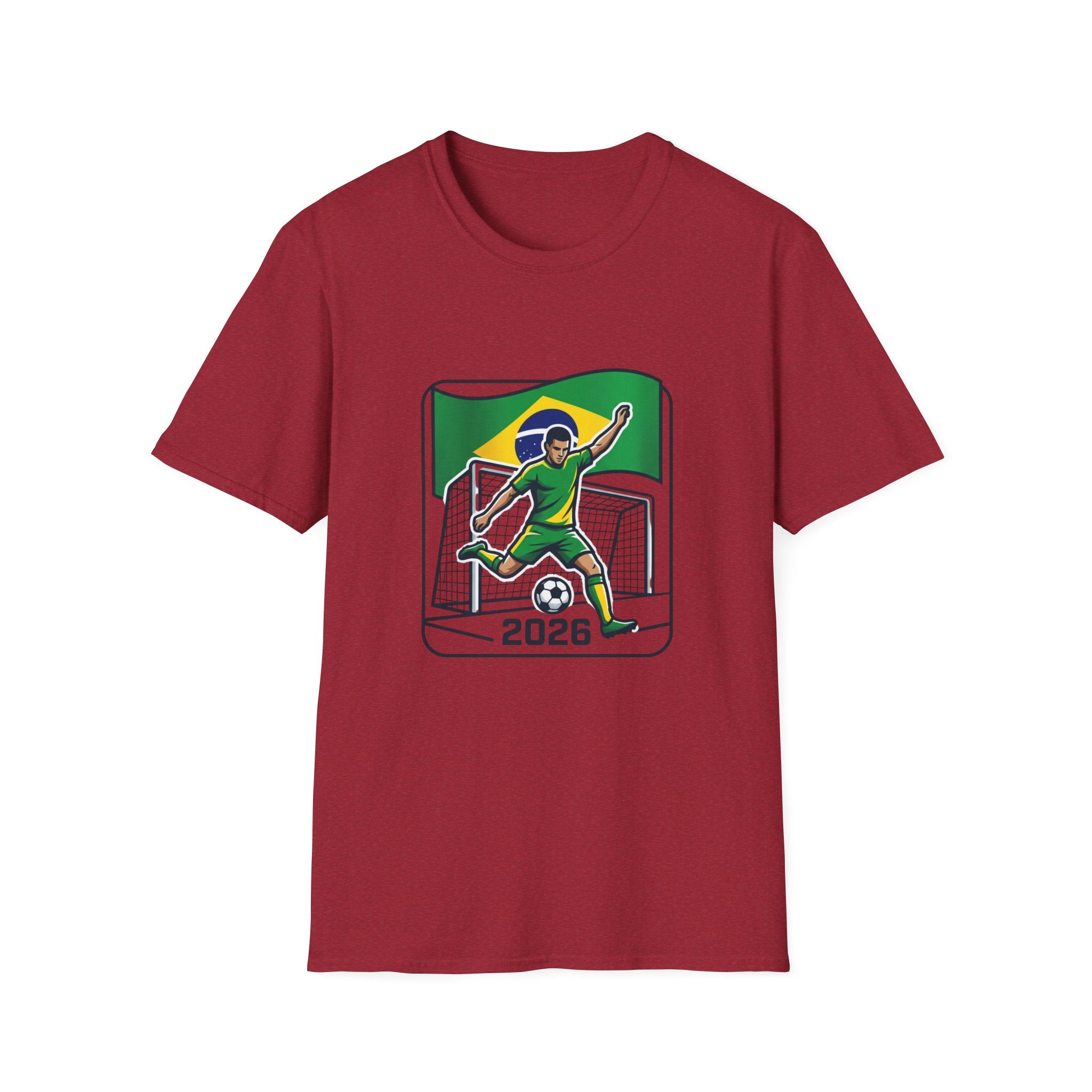 Brazil Soccer Goalie T-Shirt | Brazil Flag Football 2026 Jersey