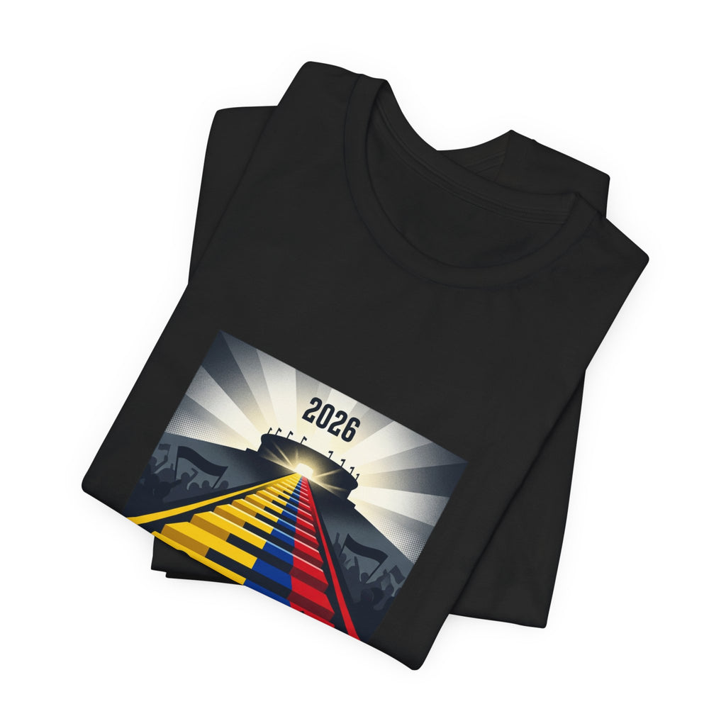 Colombia Make Some Noise 2026 Tee | Colombian Flag Road Graphic T-Shirt