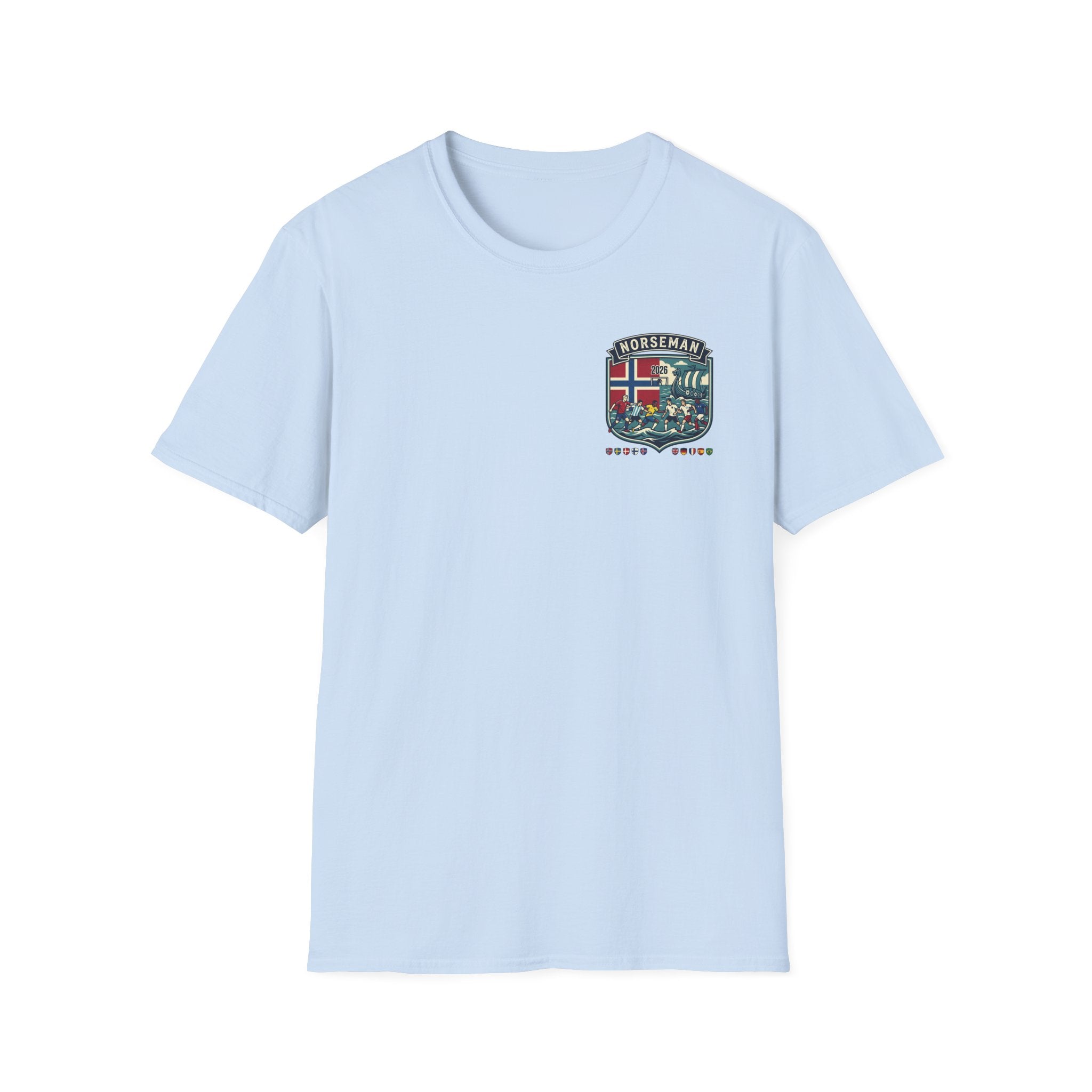 Norseman Shield T-Shirt — Norwegian Crest Graphic Tee
