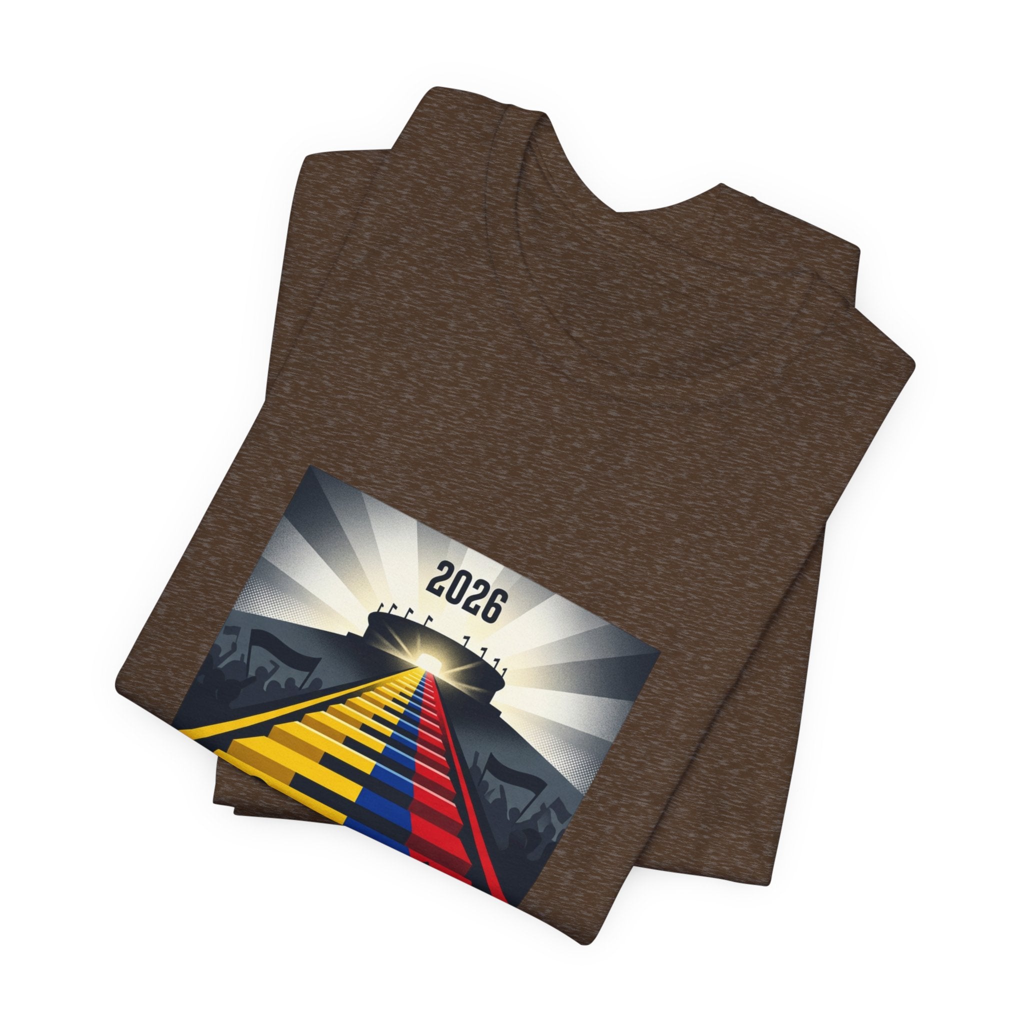 Colombia Make Some Noise 2026 Tee | Colombian Flag Road Graphic T-Shirt