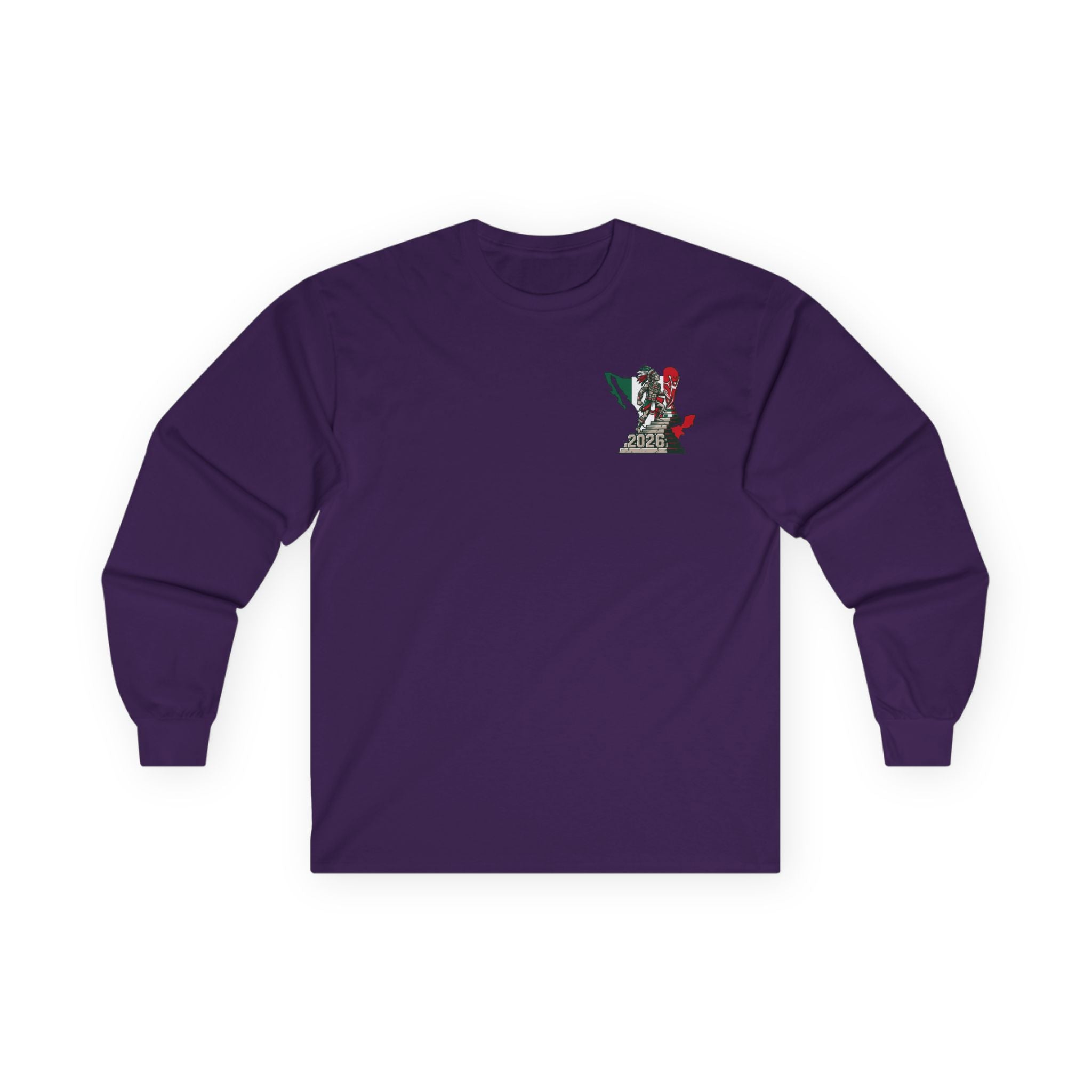 Long Sleeve Tee — Mexico 2026 Soccer Fan Graphic