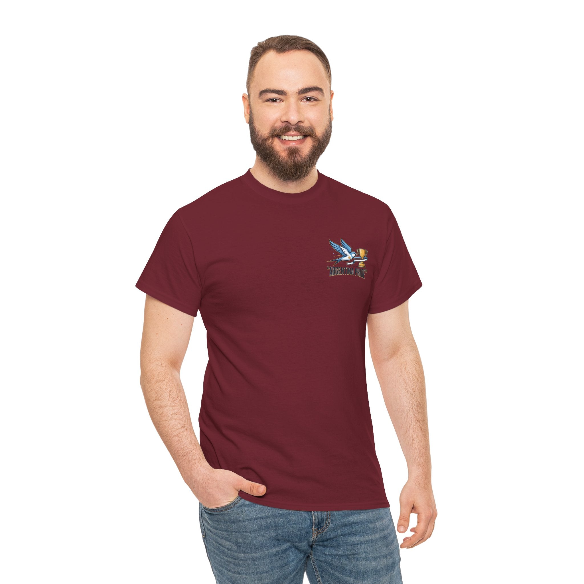 Argentina Pride Dove Trophy T-Shirt | Soccer Argentina Tee