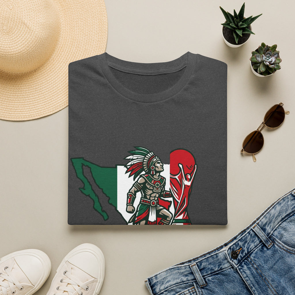 Aztec Warrior Mexico Map T-Shirt | 2026 Tournament Design