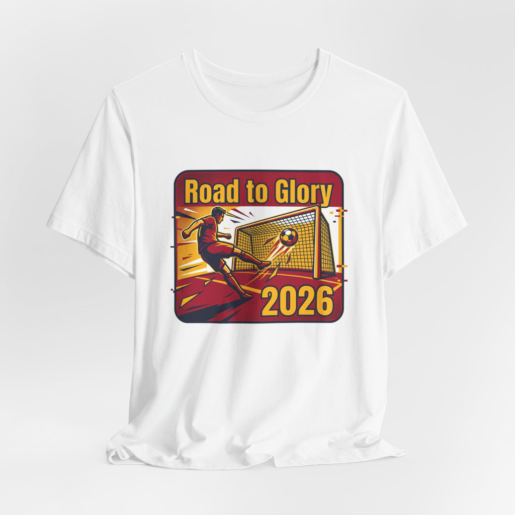 Road to Glory 2026 Soccer Goalkeeper T-Shirt | Soccer Jersey Tee
