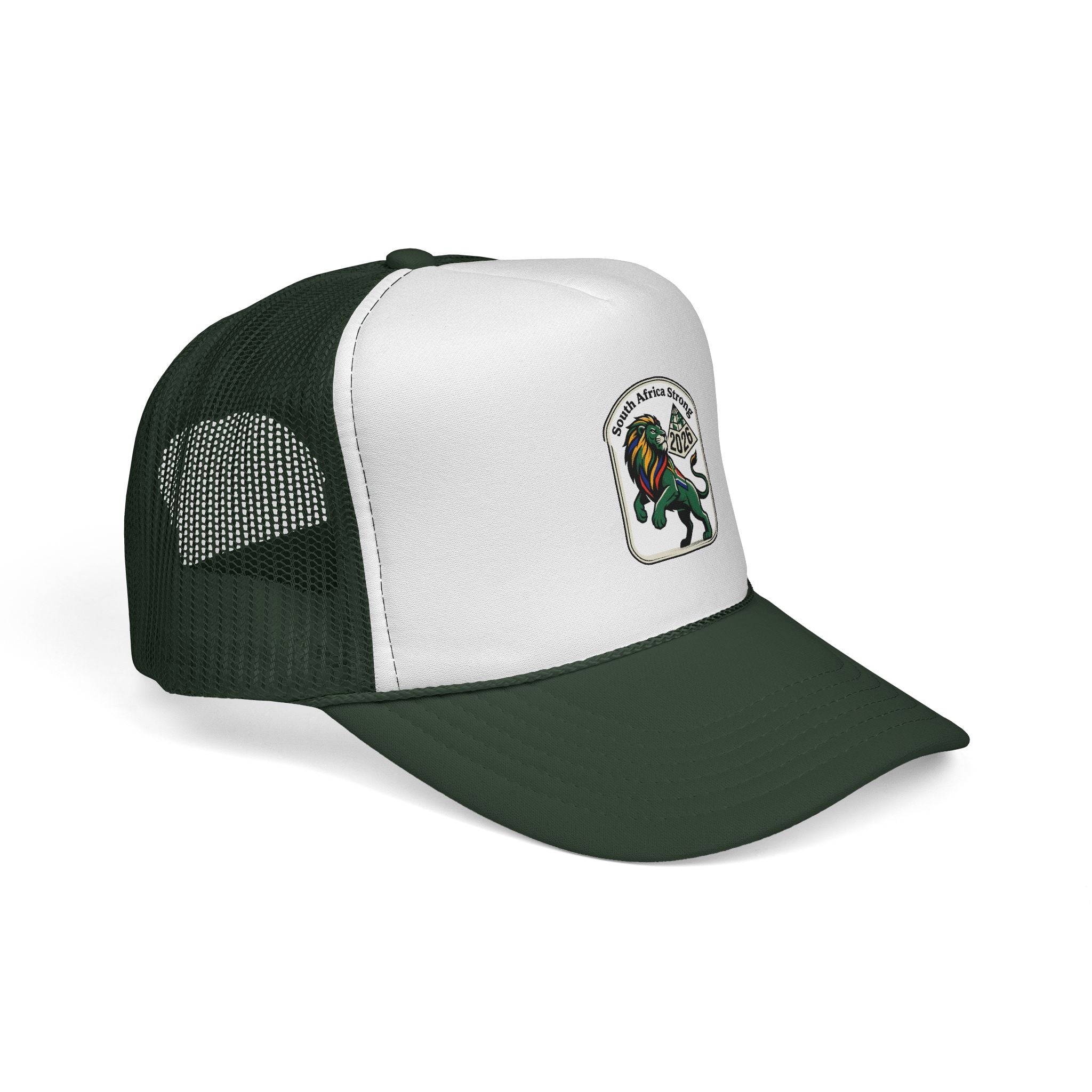 Rasta Lion Patch Trucker Cap | Reggae Lion Mesh Hat