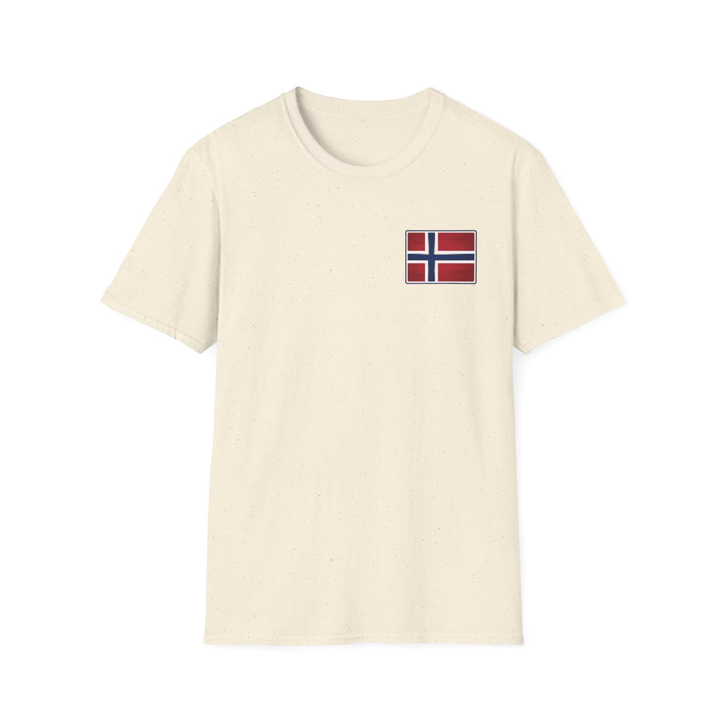 Norway Flag Chest Pocket T‑Shirt — Minimal Scandinavian Pride Tee