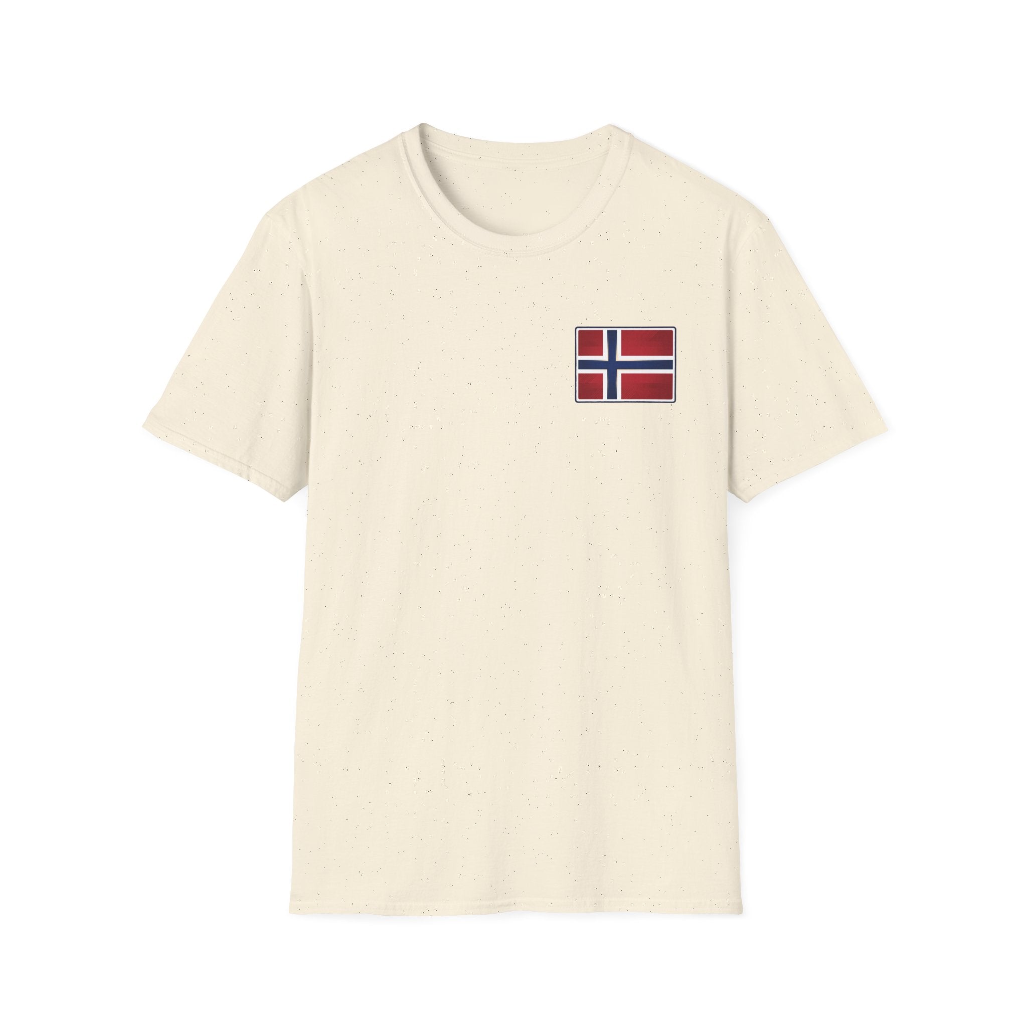 Norway Flag Chest Pocket T‑Shirt — Minimal Scandinavian Pride Tee