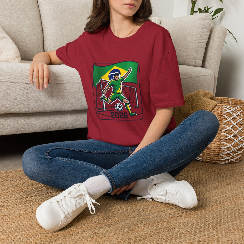Brazil Soccer Goalie T-Shirt | Brazil Flag Football 2026 Jersey