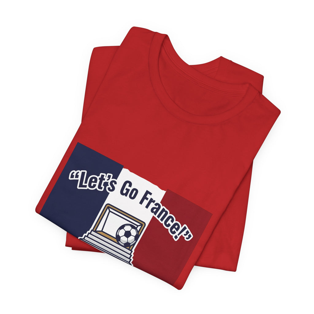 Let’s Go France! 2026 Soccer Tee | France Flag Stadium Design