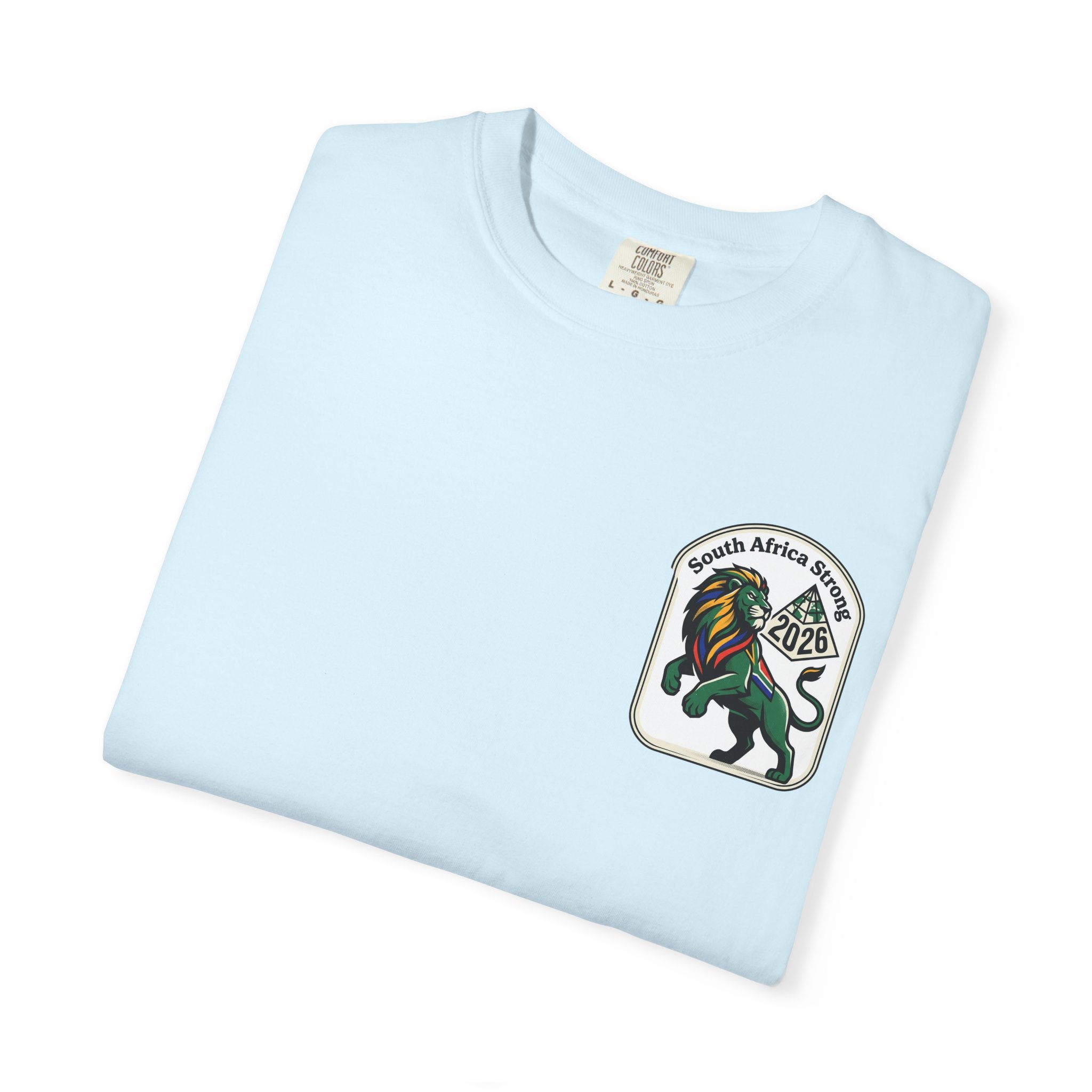 South Africa Strong Lion 2026 T-Shirt | Retro Pride Patch