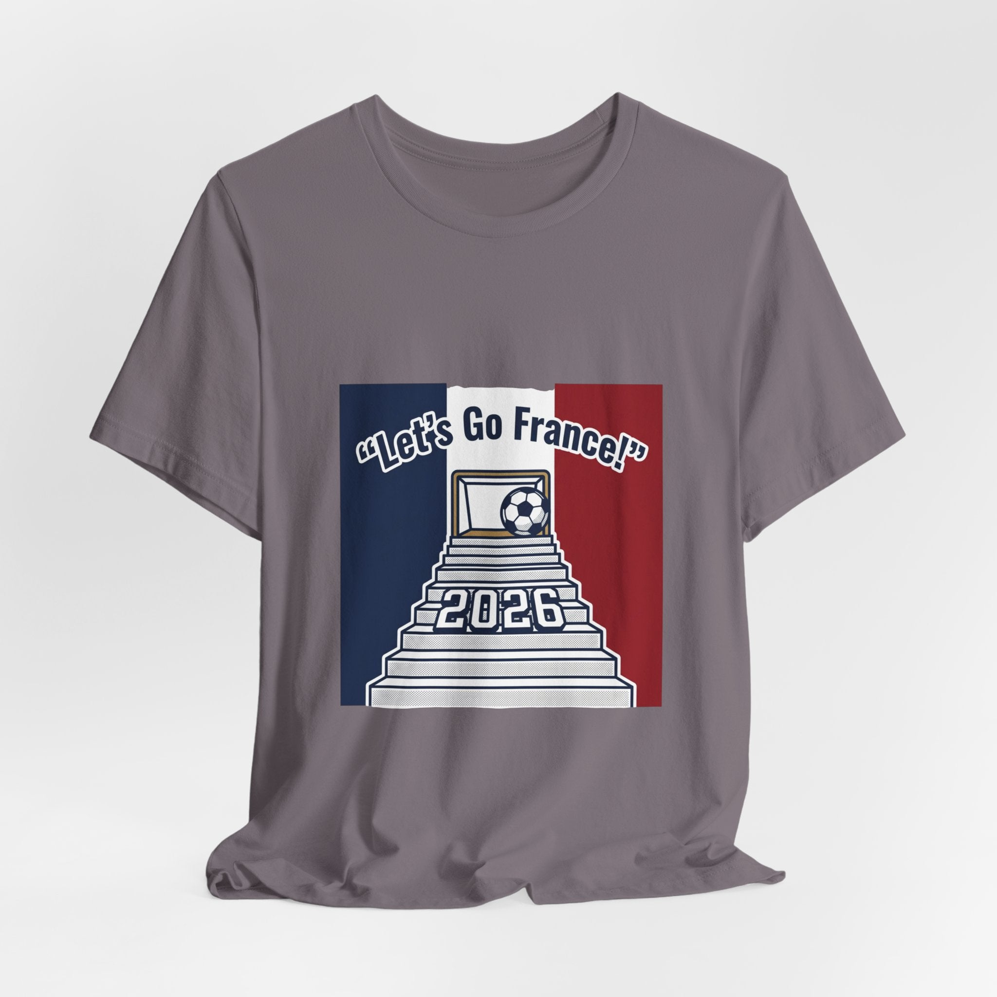Let’s Go France! 2026 Soccer Tee | France Flag Stadium Design