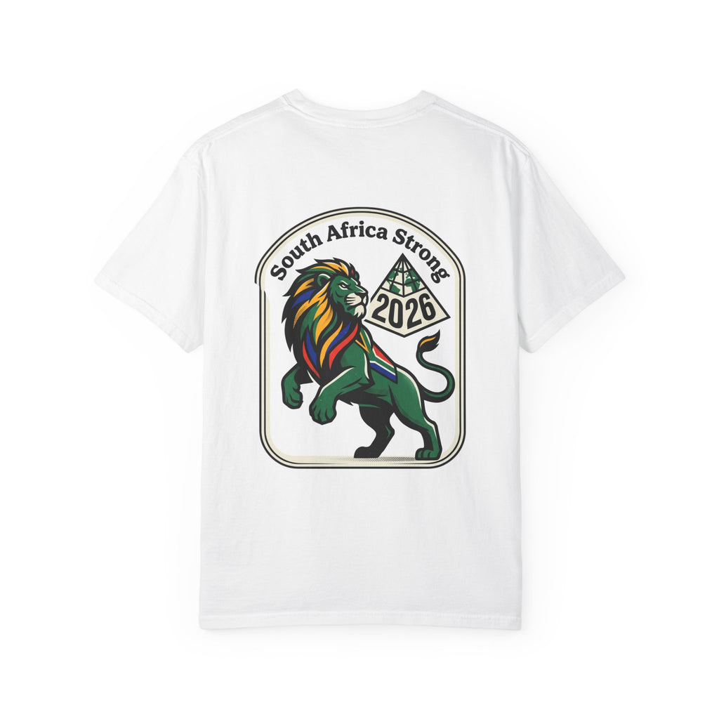 South Africa Strong Lion 2026 T-Shirt | Retro Pride Patch