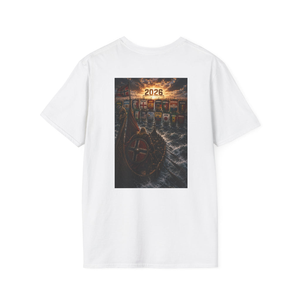 Norway Flag Chest Pocket T‑Shirt — Minimal Scandinavian Pride Tee