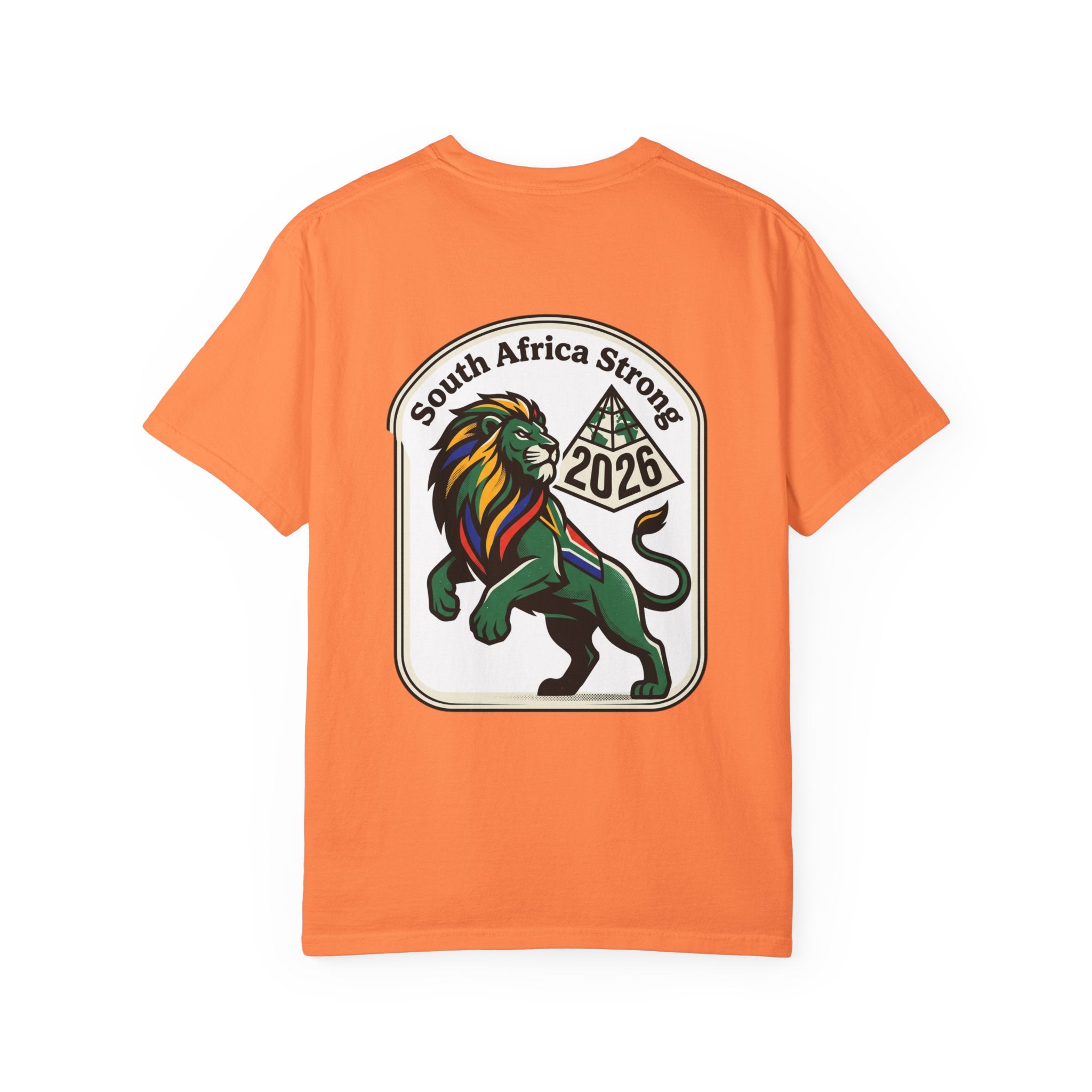 South Africa Strong Lion 2026 T-Shirt | Retro Pride Patch