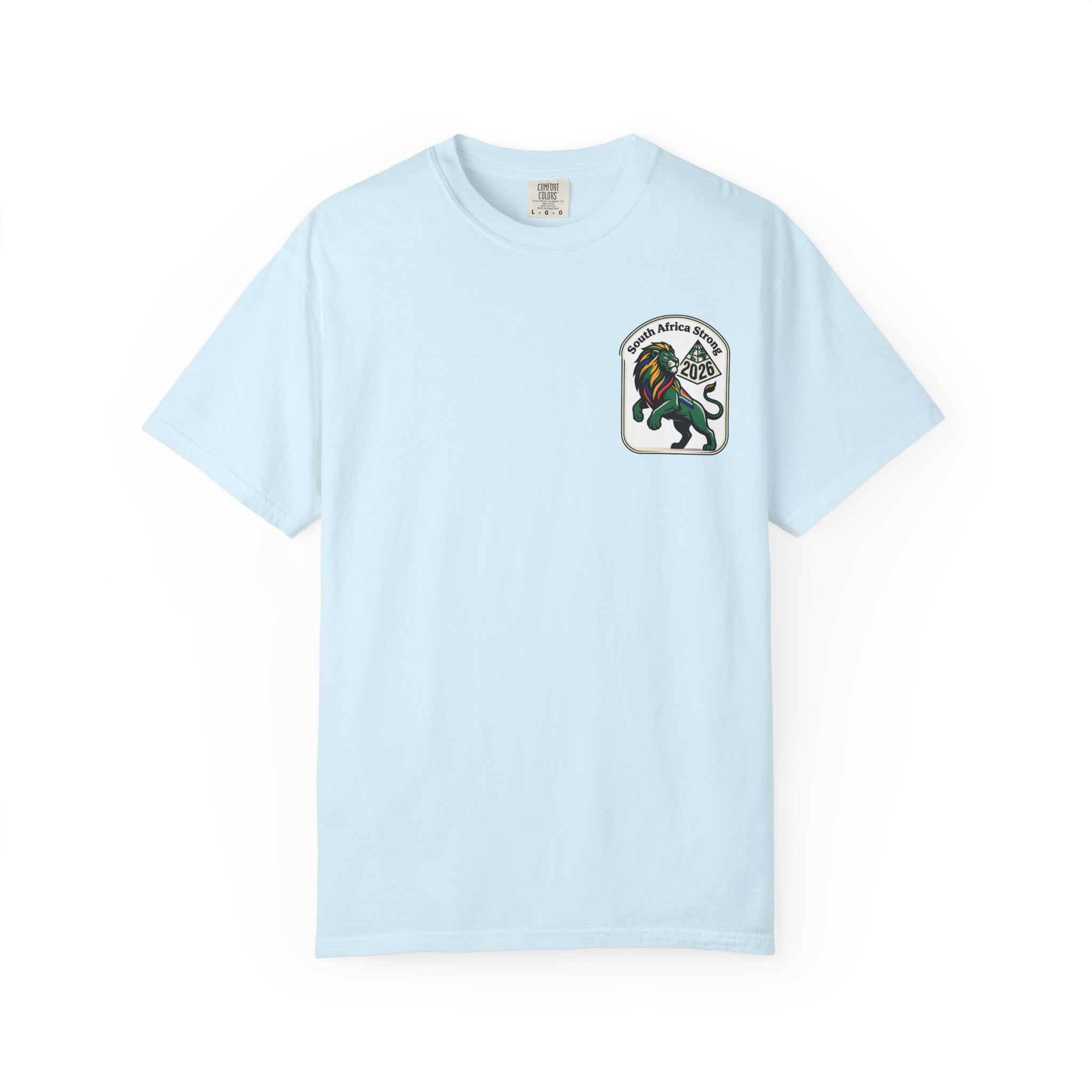 South Africa Strong Lion 2026 T-Shirt | Retro Pride Patch