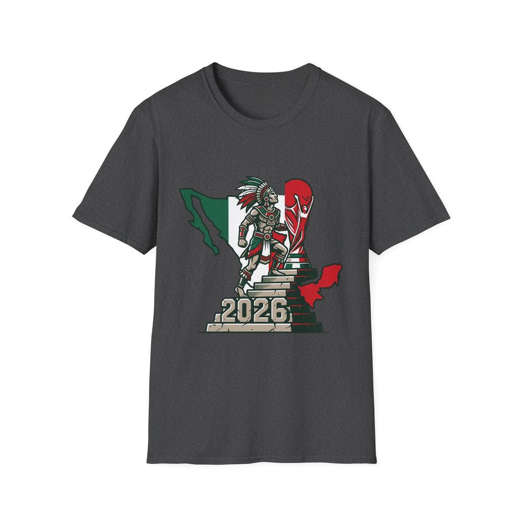 Aztec Warrior Mexico Map T-Shirt | 2026 Tournament Design