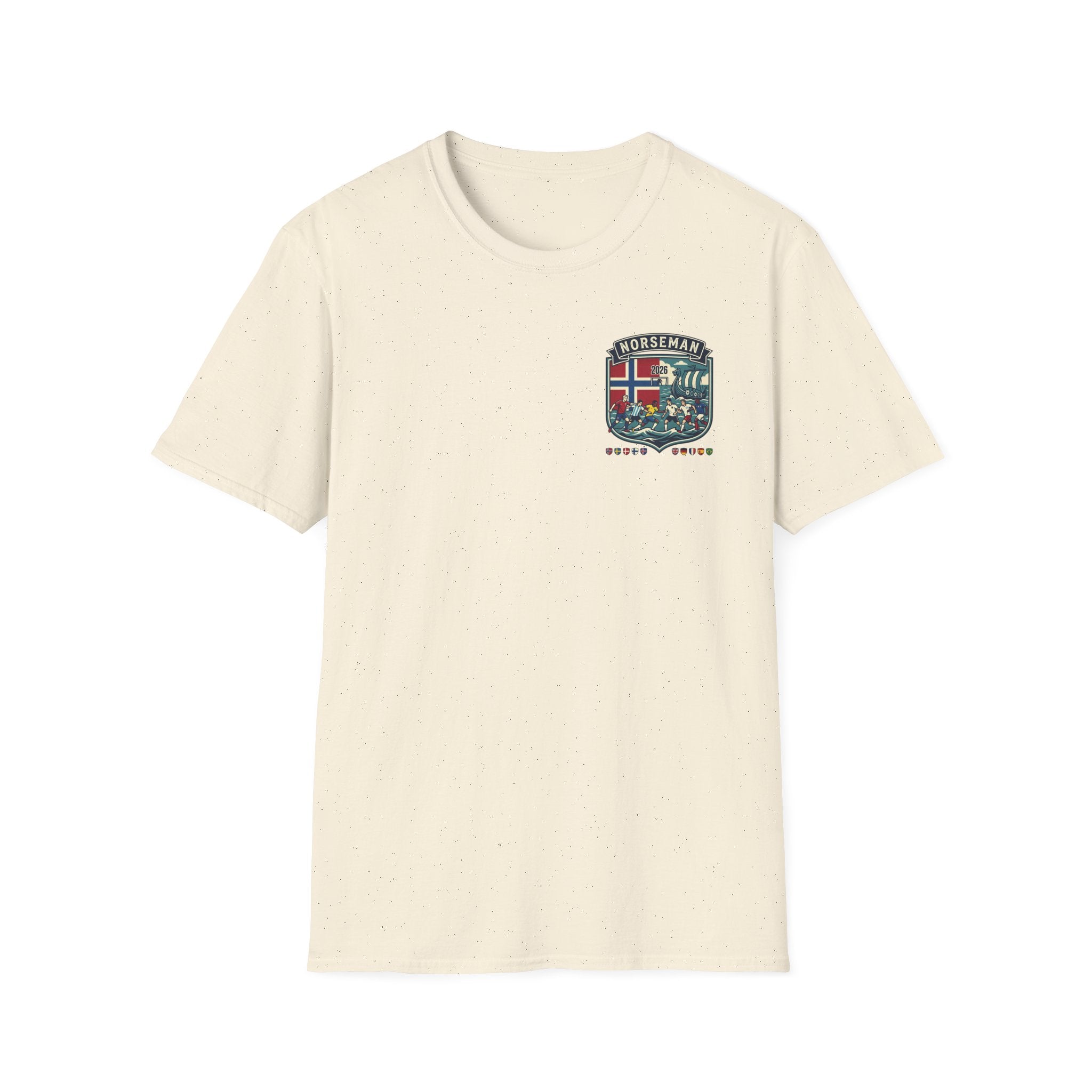 Norseman Shield T-Shirt — Norwegian Crest Graphic Tee
