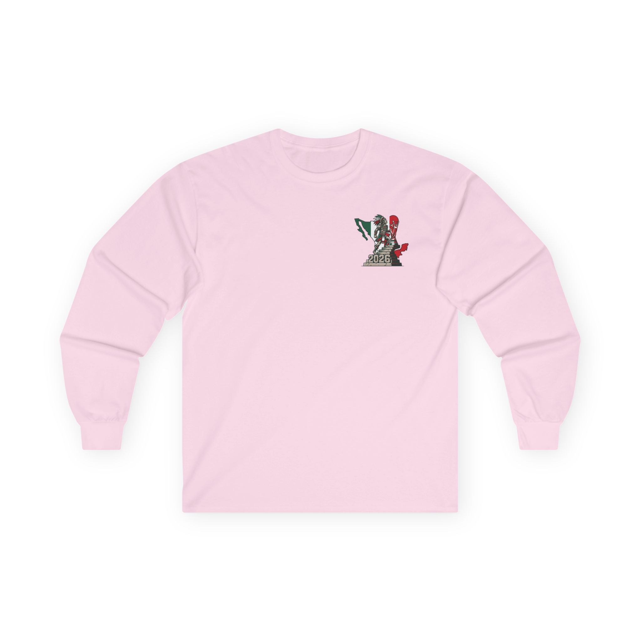 Long Sleeve Tee — Mexico 2026 Soccer Fan Graphic