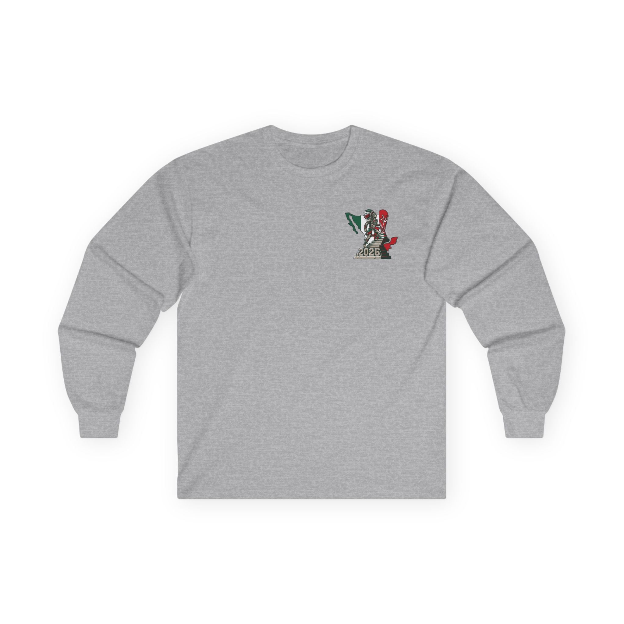 Long Sleeve Tee — Mexico 2026 Soccer Fan Graphic