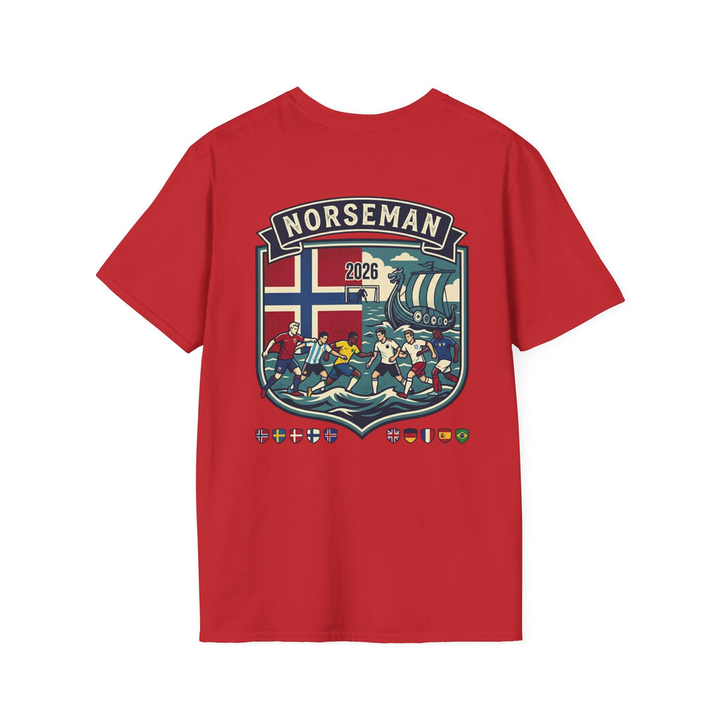 Norseman Shield T-Shirt — Norwegian Crest Graphic Tee