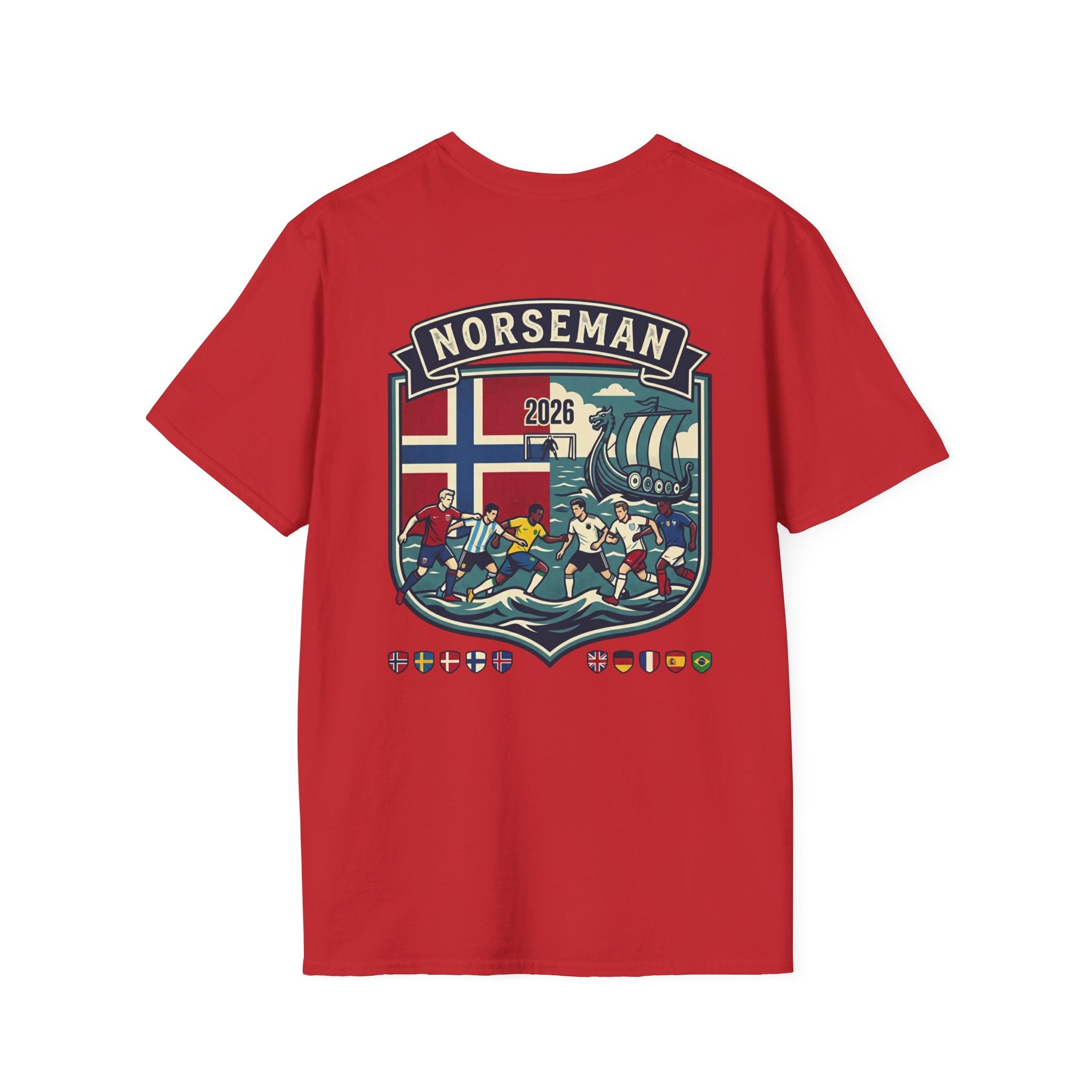Norseman Shield T-Shirt — Norwegian Crest Graphic Tee