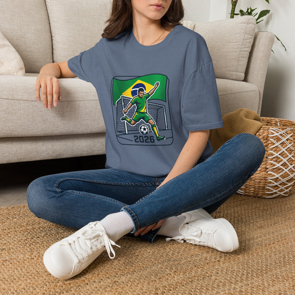 Brazil Soccer Goalie T-Shirt | Brazil Flag Football 2026 Jersey